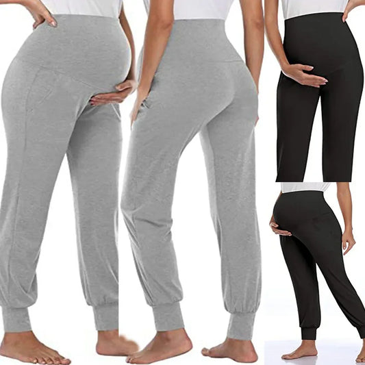 Jogger Maternité Taille Haute – Confort Quotidien & Maintien Doux