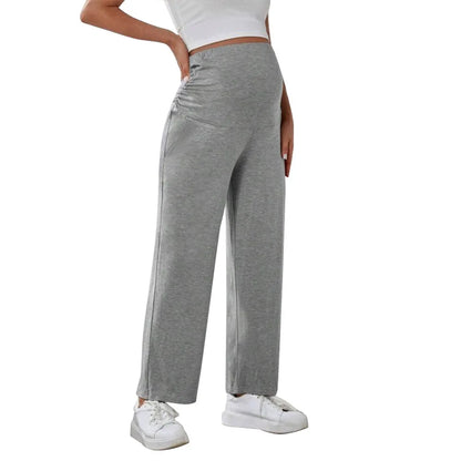 Pantalon Maternité Yoga Élégance Active – Coupe Fluide & Couverture Complète du Ventre