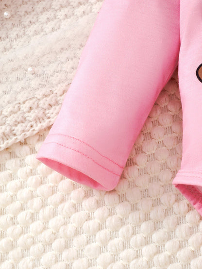 Ensemble Bébé Fille 3 Pièces “Koala” – Body + Pantalon + Bonnet | 0–18 Mois