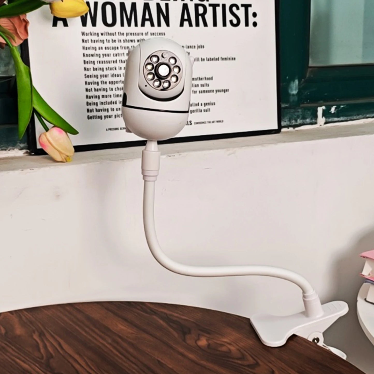 Support flexible pour babyphone/caméra – Clip solide – Installation sans perçage