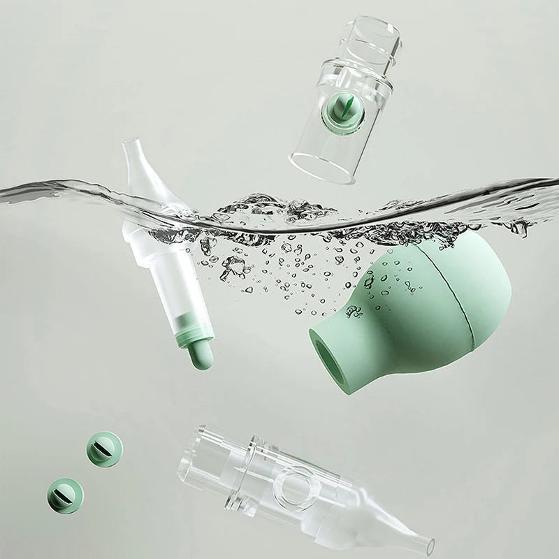 Aspirateur nasal bébé en silicone – Manuel anti-retour – Nettoyeur de nez doux