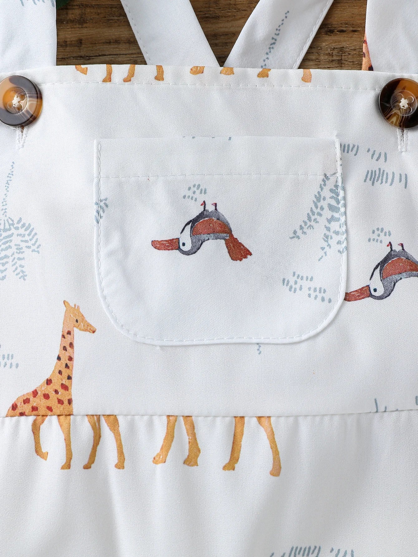 2 pièces bébé garçons été manches combinaison dessin animé Animal pour 1-3Y Bobysuit vêtements décontracté mode salopette vêtements + chapeau