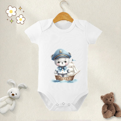 Body Bébé Petit Marin – Onesie Doux 100 % Coton