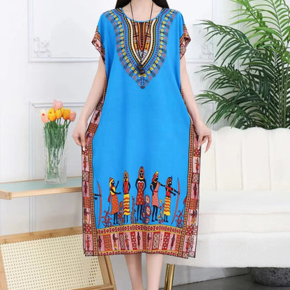 Robe de maternité bohème chic – Confort & élégance