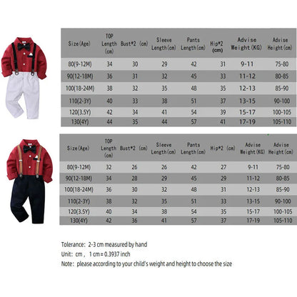 Tenue Gentleman Bébé Garçon Rouge – Ensemble Habillé avec Chapeau (Cérémonie/Anniversaire)