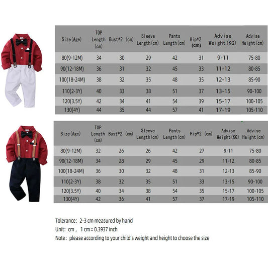 Tenue Gentleman Bébé Garçon Rouge – Ensemble Habillé avec Chapeau (Cérémonie/Anniversaire)
