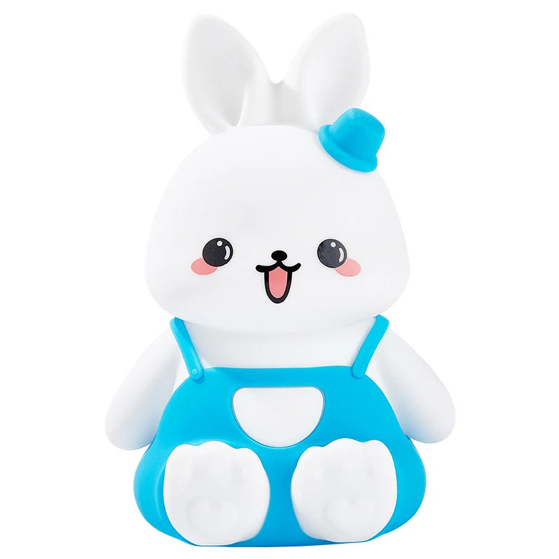 Veilleuse Lapin LED pour Enfant – 5 Couleurs Changeantes