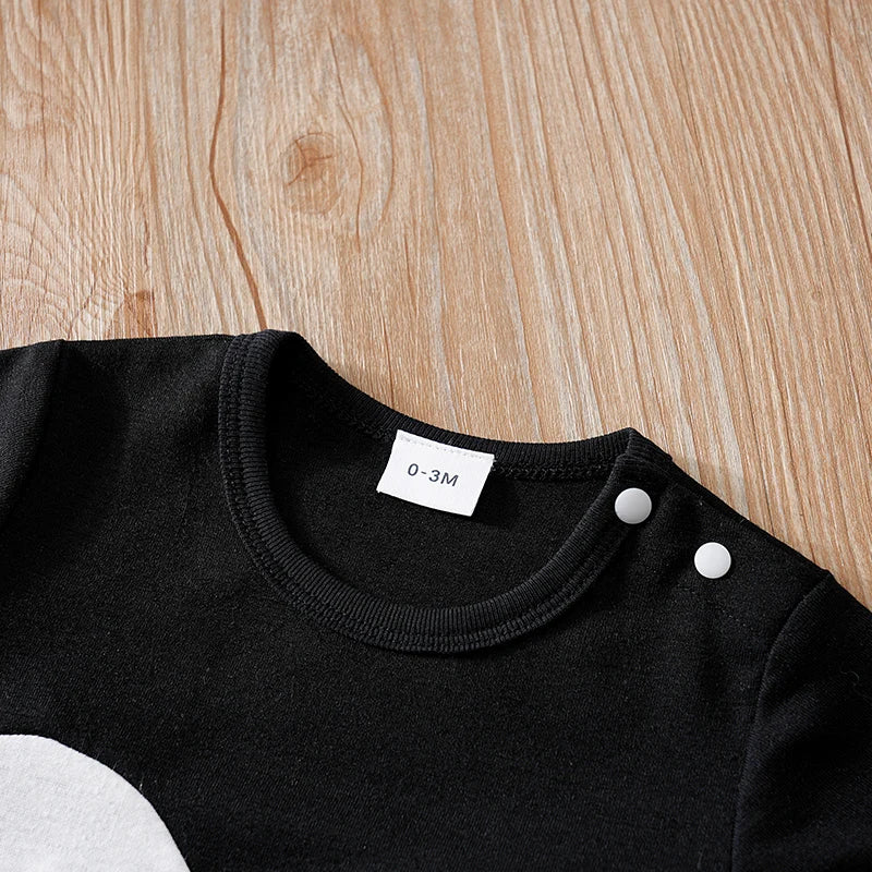 Ensemble Bébé Pingouin Été – Combinaison en Coton Doux Unisexe 0-12 Mois