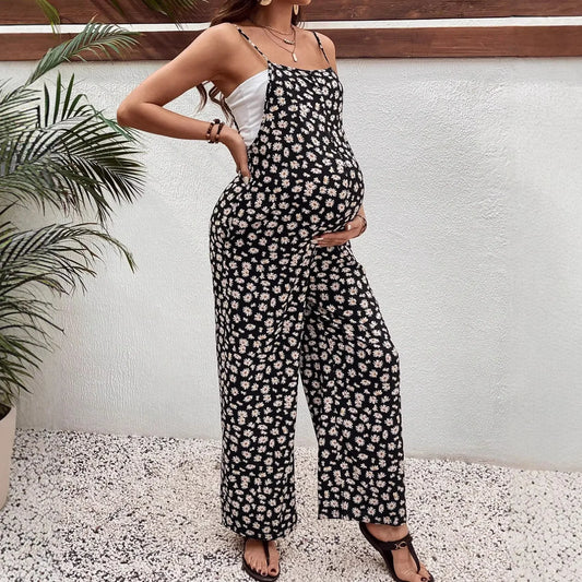 Combinaison de maternité bohème élégante – Tenue grossesse chic et confortable pour future maman