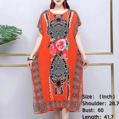 Robe de maternité bohème chic – Confort & élégance