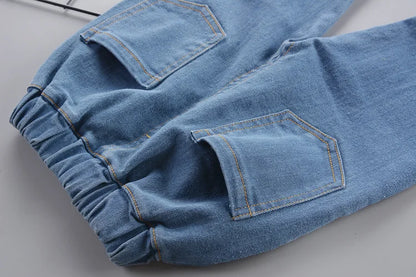 Ensemble Enfant Chic 2 Pièces – Chemise à Col + Pantalon (Unisexe, 4–6 ans)