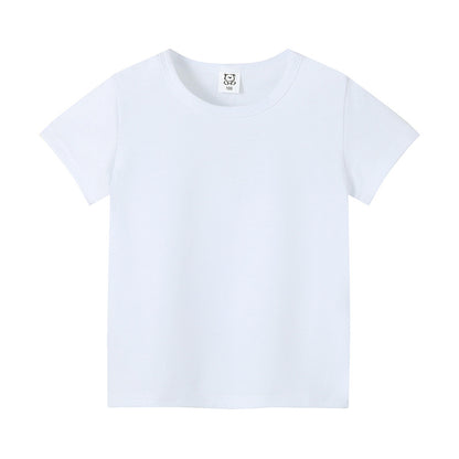 T-shirt d’été enfant unisexe en coton doux – Coupe classique