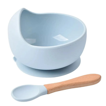 🍽️ Ensemble repas bébé en silicone – Antidérapant & sécurisé