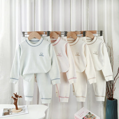 Ensemble Bébé Fille Doux & Élégant – Tenue Printemps Confort Maison