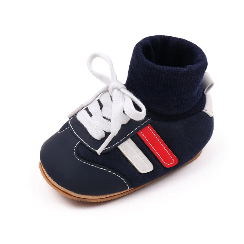 Chaussures Premiers Pas Bébé – Chaussettes Antidérapantes Automne/Hiver (0-18 mois)