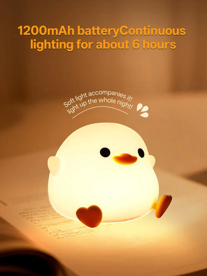 Veilleuse LED RGB Rechargable – Animaux Mignons (Tactile)