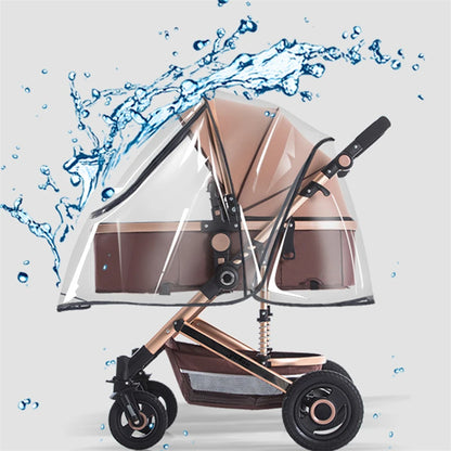 Housse de Pluie Universelle pour Poussette – Protection Imperméable Transparente pour Bébé