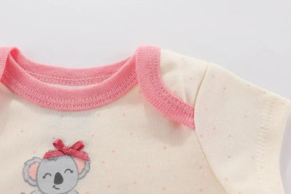 Ensemble 3 bodys bébé unisexe en coton – Confort doux pour nouveau-né