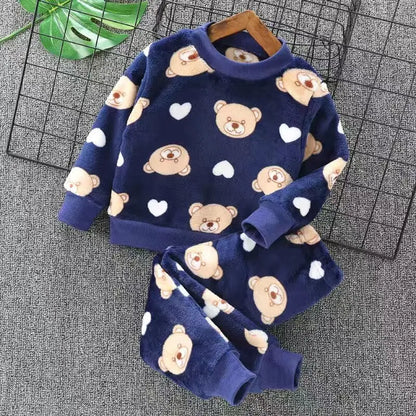 Ensemble Bébé 3 Pièces Douillet – Capuche & Pantalon (Unisexe)