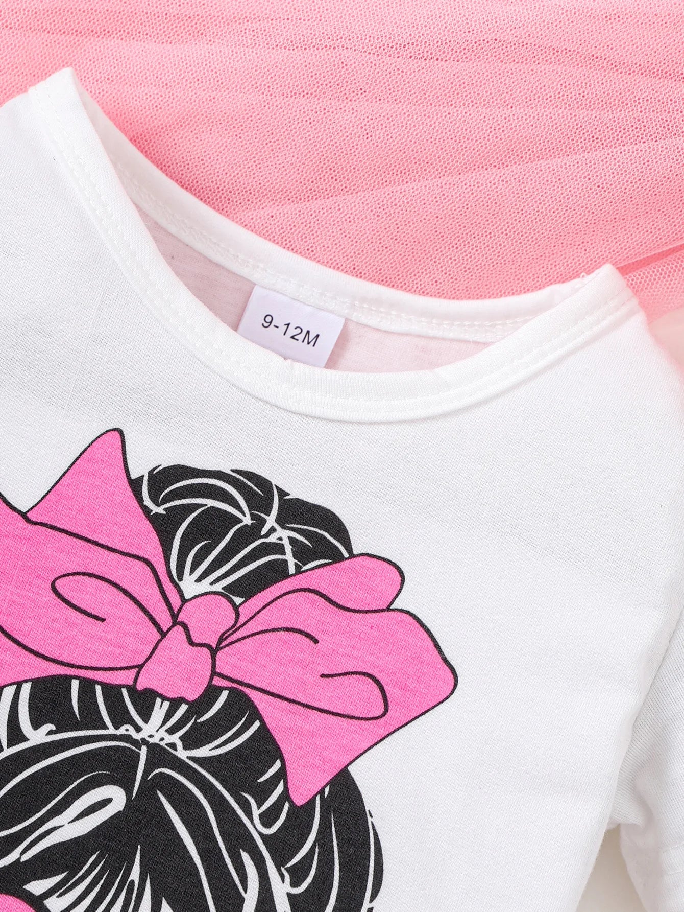 Ensemble Bébé Fille “Heart” – T-shirt + Bas Rose – Été (0–12 mois)