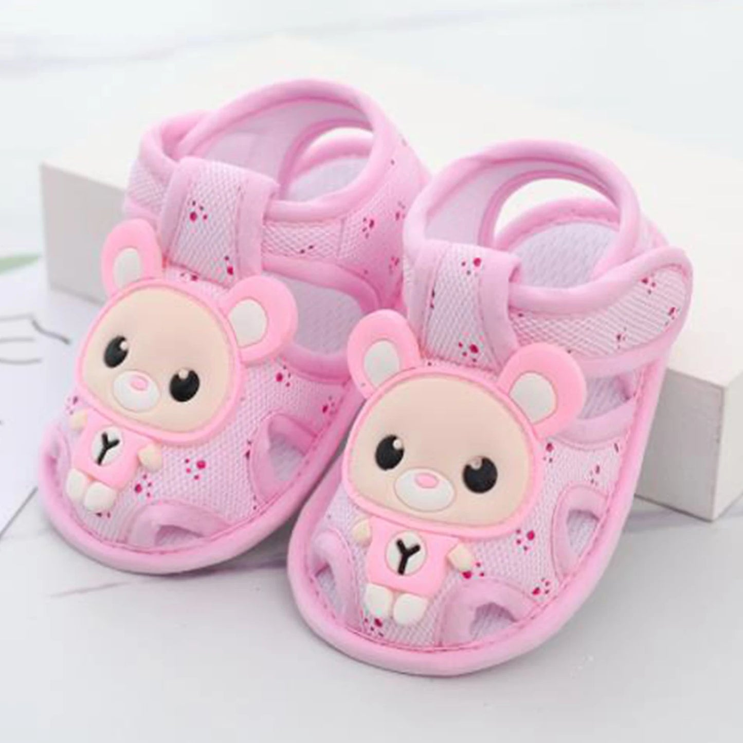 Sandales Bébé Premiers Pas – Chaussures d’Été Douces & Antidérapantes (0 à 15 mois)