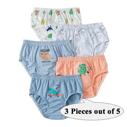 Lot de 3 Culottes Garçon en Coton Doux – Confort Petit Trésor