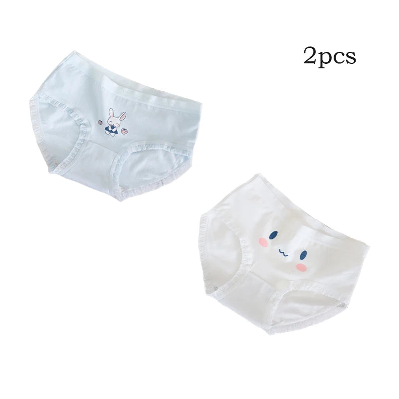 Lot de 2 Culottes Fille en Coton Doux – Confort Petit Trésor