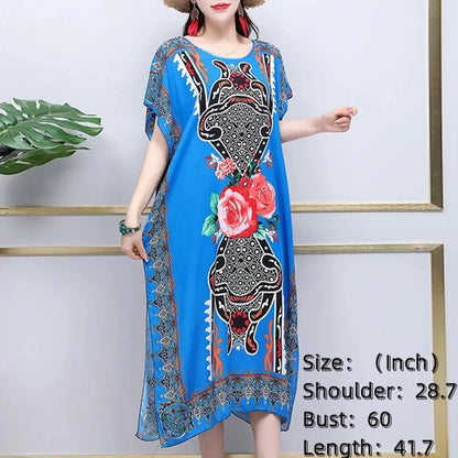 Robe de maternité bohème chic – Confort & élégance