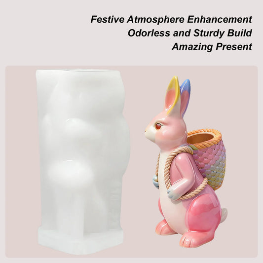 Moule Silicone Lapin Décoratif 3D