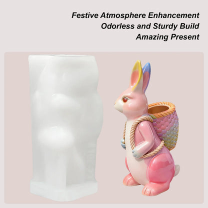 Moule Silicone Lapin Décoratif 3D