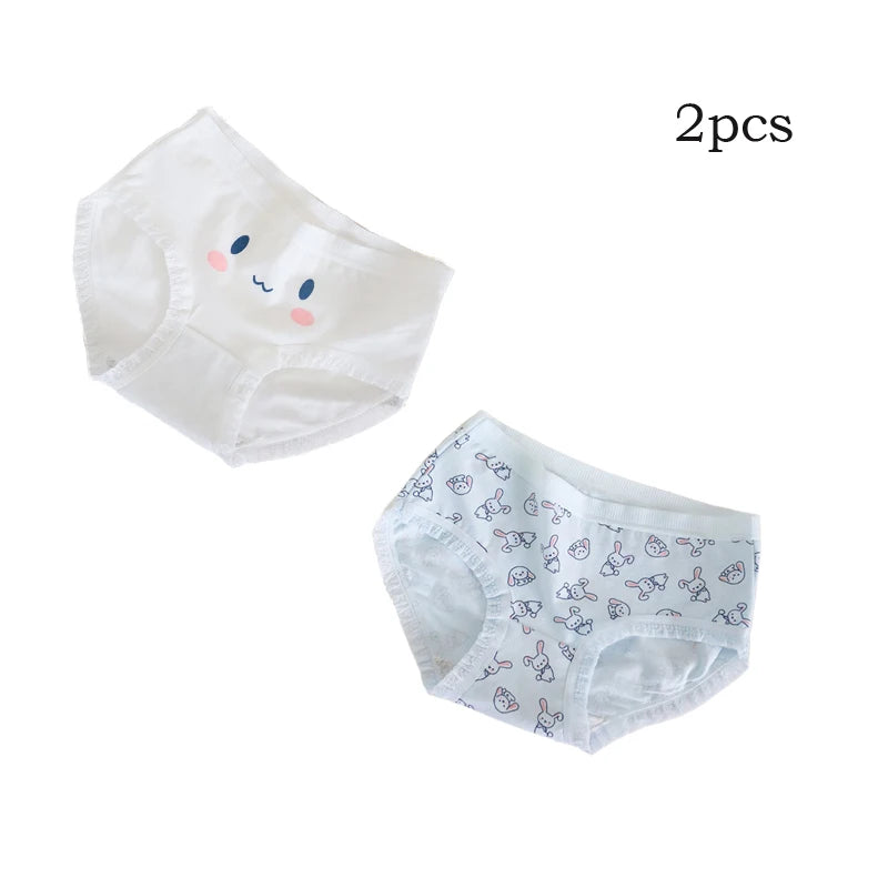 Lot de 2 Culottes Fille en Coton Doux – Confort Petit Trésor