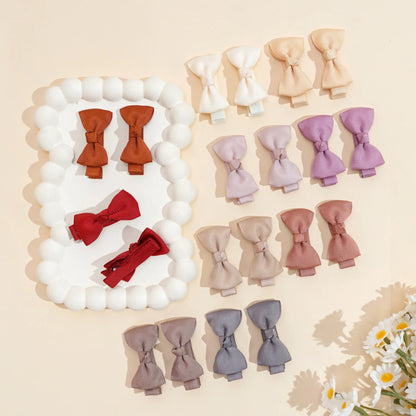 10/20 Pcs Boutique Tiny Baby Bows Grosgrain 2" Hair Bows Non-Slip Full Lined Alligator Clips for Baby Girls Toddlers