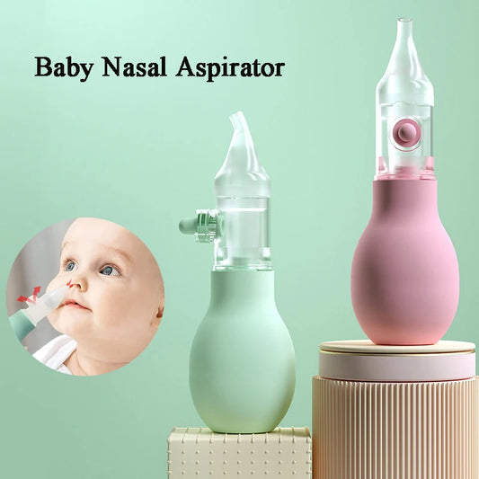 Aspirateur nasal bébé en silicone – Manuel anti-retour – Nettoyeur de nez doux