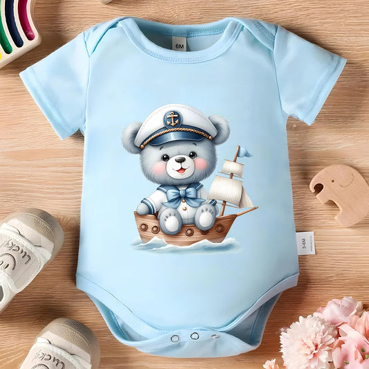 Body Bébé Petit Marin – Onesie Doux 100 % Coton