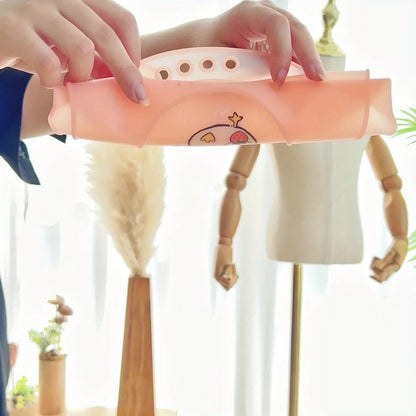 Bavoir bébé en silicone doux avec poche récupératrice – Mignon & pratique au quotidien
