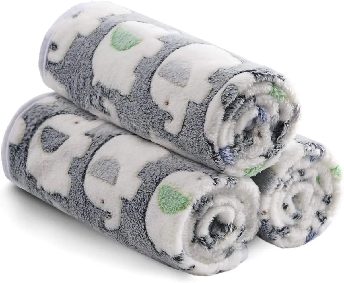 Cute Elephant Baby Blanket Newborn Swaddle Wrap Bedding Soft Warm Infant Quilt Coral Velvet Stroller Cover Babies Accessories