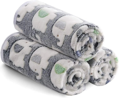 Cute Elephant Baby Blanket Newborn Swaddle Wrap Bedding Soft Warm Infant Quilt Coral Velvet Stroller Cover Babies Accessories