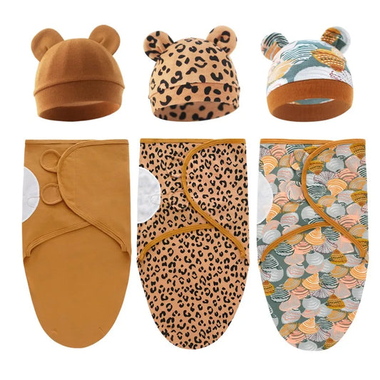 Bébé lange d'emmaillotage doux cocon bébé couvertures nouveau-né lange d'emmaillotage chaud coton bébé literie couverture