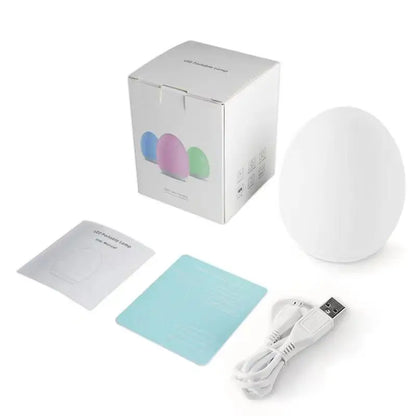 Veilleuse bébé tactile rechargeable RGB – Lampe de nuit douce avec télécommande