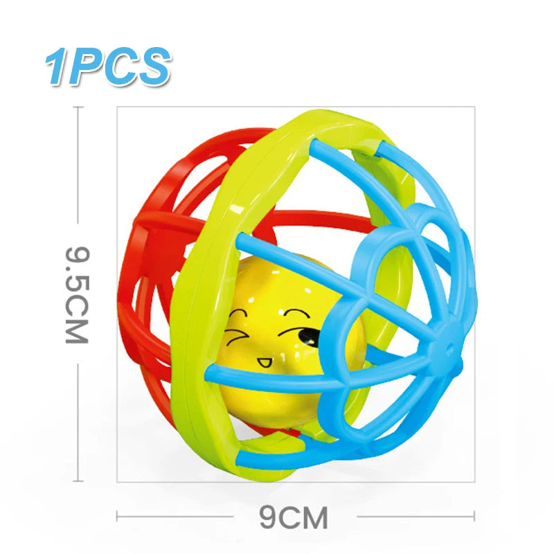Hochet sensoriel bébé éducatif 0–12 mois – Jouet d’éveil sécurisé et coloré