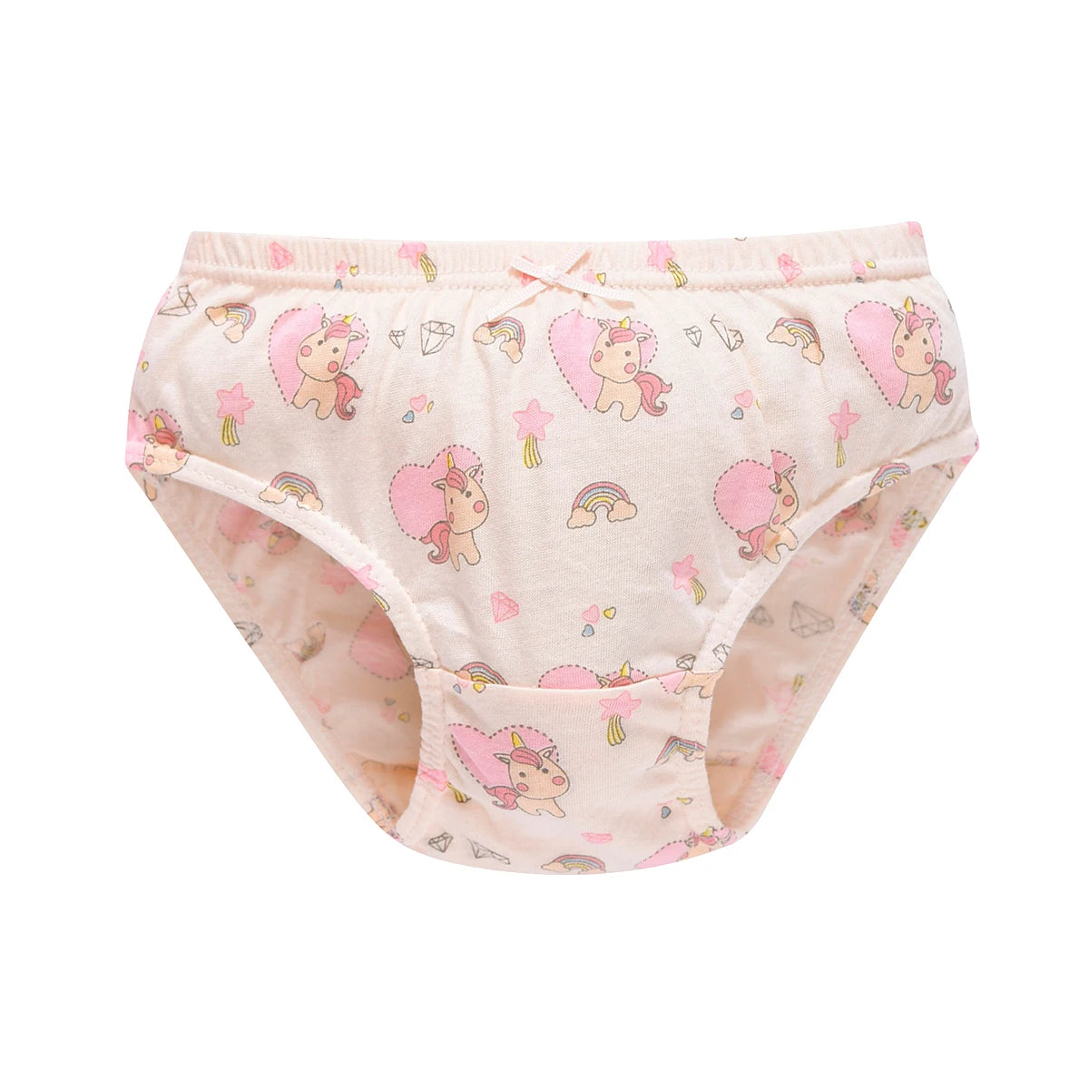 Lot de 5 Culottes Fille Licorne en Coton Doux – Confort Petit Trésor