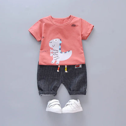 Ensemble Enfant Été – T-shirt à Manches Courtes & Short Confortable