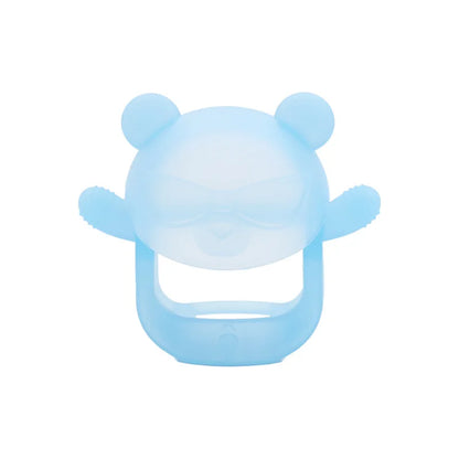 Anneau de dentition bébé en silicone – Prise facile anti-chute – Sans BPA – Doux et sécuritaire