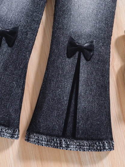 Ensemble Fille Tendance 2 Pièces – Haut Imprimé & Pantalon Stylé