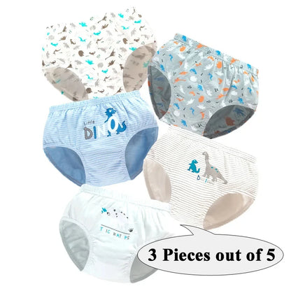 Lot de 3 Culottes Garçon en Coton Doux – Confort Petit Trésor