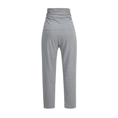 Pantalon Maternité Yoga Élégance Active – Coupe Fluide & Couverture Complète du Ventre