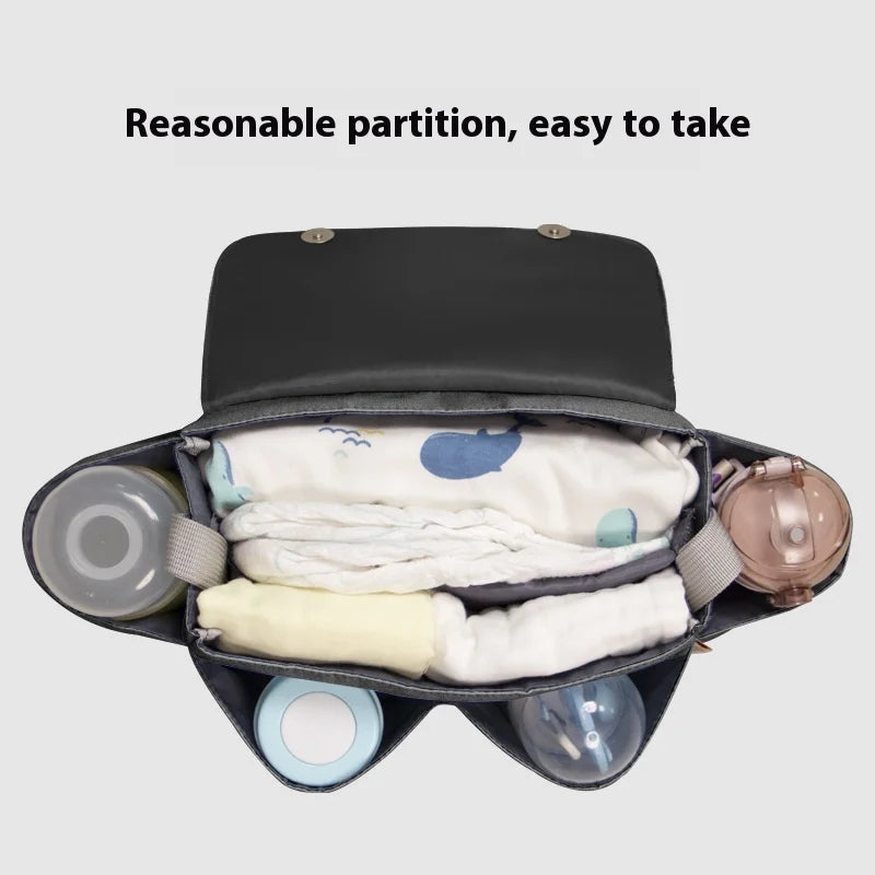 Sac Organisateur de Poussette Grande Capacité – Sac de Voyage pour Bébé