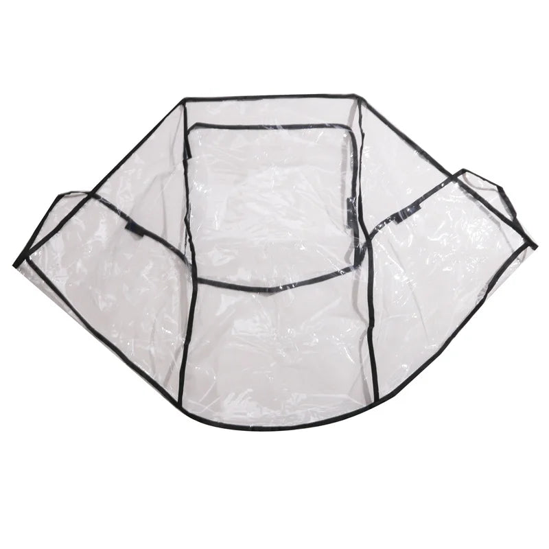 Housse de Pluie Universelle pour Poussette – Protection Imperméable Transparente pour Bébé