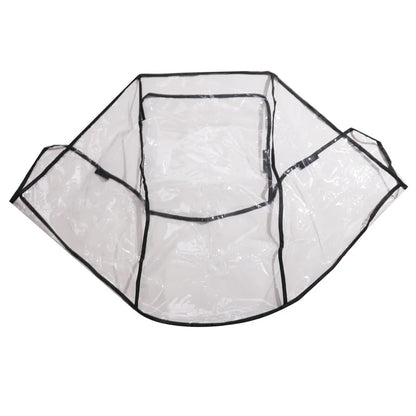 Housse de Pluie Universelle pour Poussette – Protection Imperméable Transparente pour Bébé
