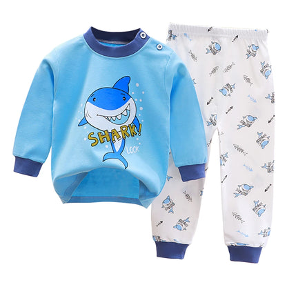 Ensemble pyjama bébé/enfant – Homewear doux – Motif cartoon – Confort quotidien